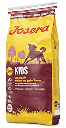 JOSERA Kids (1 x 15 kg) | Welpenfutter, Geflügel, für mittlere und große Rassen | ohne...