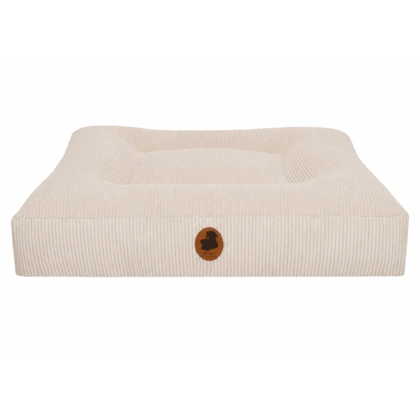 Emmy & Pepe Wau-Bed Cord Orthopädisches Hundebett eckig