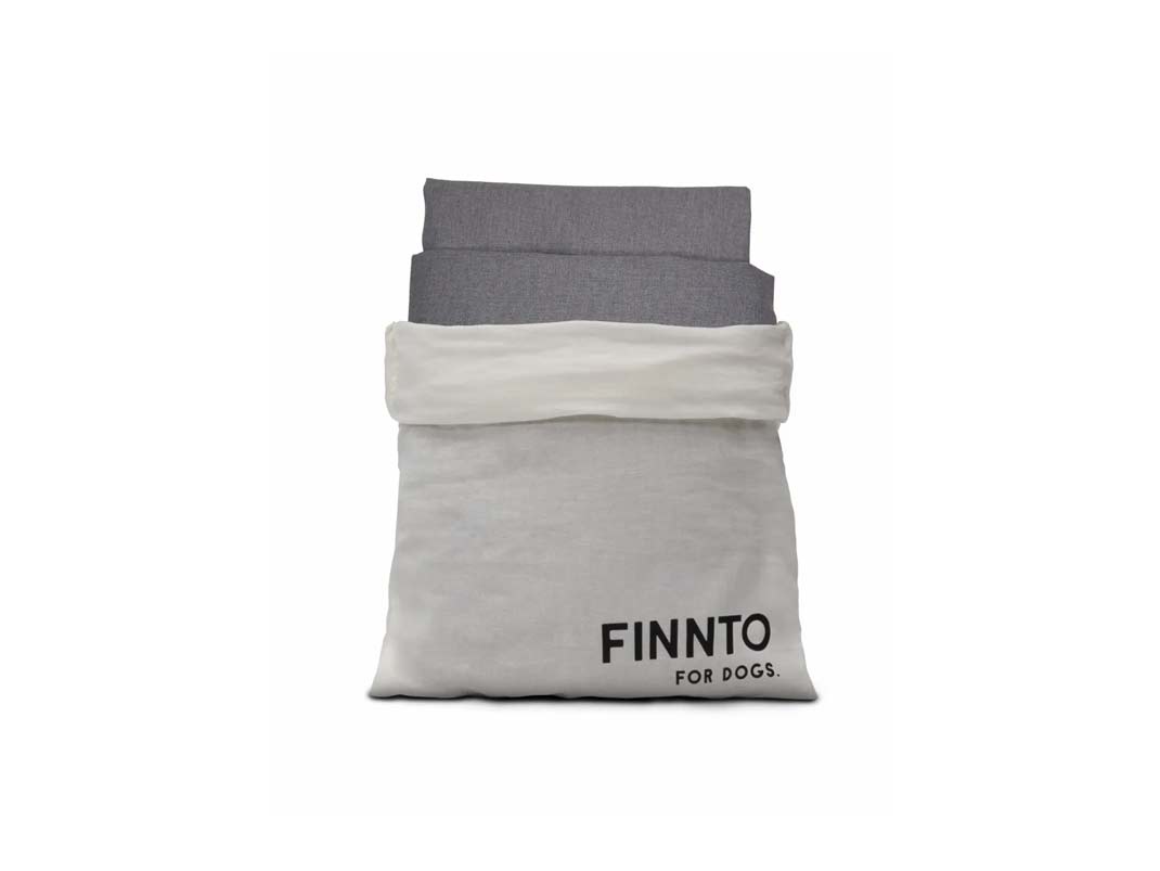 Ersatzbezug grau für Hundebett und Hundematte von Finnto
