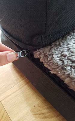 orthopädisches Hundebett reissverschluss