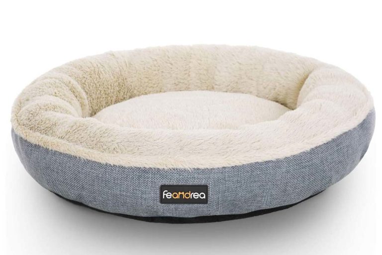 Bezug Hundebett EDEL&SCHNELL Bezug Für Hundebett Flocke Hundebettbezug In Bordeauxrot Aus Weichem Fleece Ersatzbezug Für Hundebett Mit 90 Cm Durchmesser Hundebett Cord