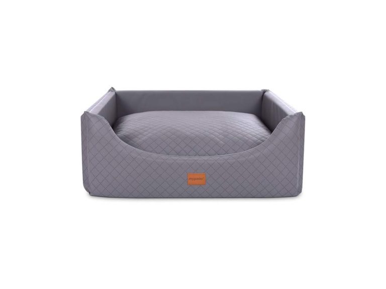 Orthopädisches Hundebett Wasserdicht – Mit Eierkisten-Schaum, Abnehmbarem Bezug, Beige/braun