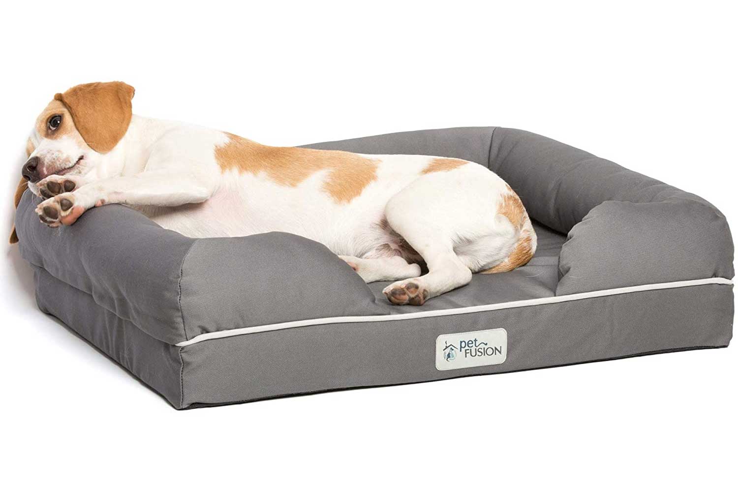 Best For Pets Orthopädisches Hundebett „Ortho-Medic VISCO“ – Größe M, Rosa-schwarz, Mit Memory-Schaum